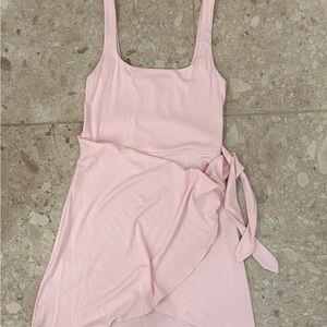 Wilfred Light Pink Saturn Mini Dress